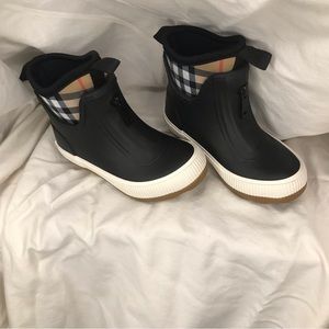 Burberry kids house check rainboots